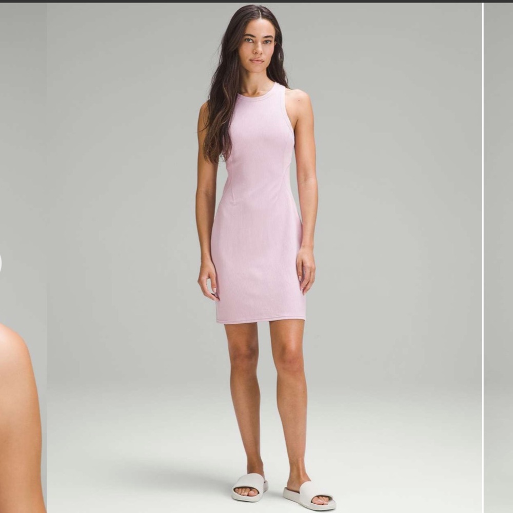 Ribbed Softstreme Slim-Fit Tank Dress